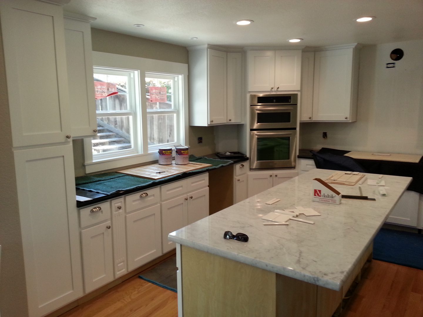 Kitchen renovation in progress