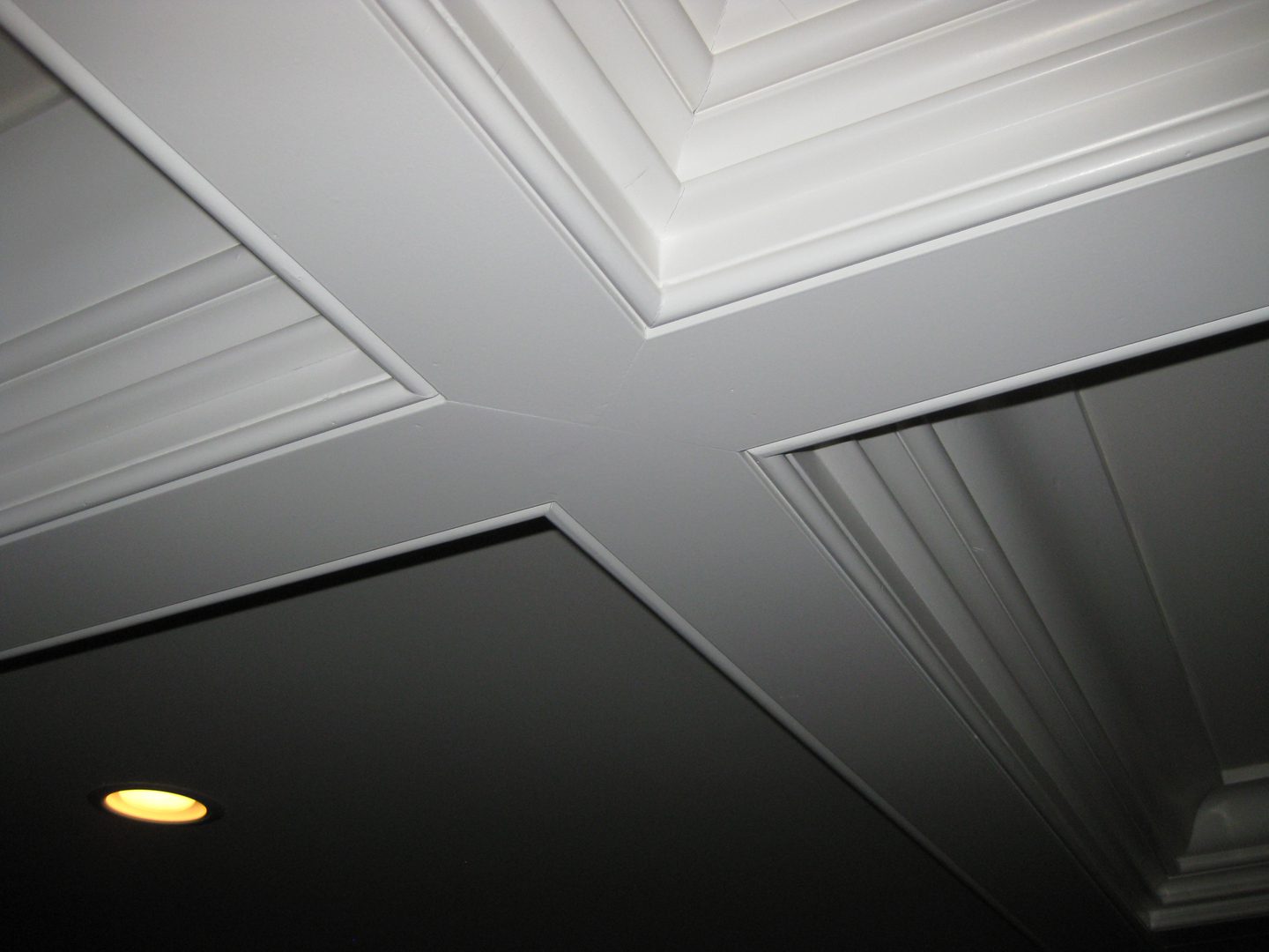 Architectural ceiling with intricate molding