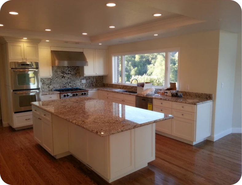 Elegant kitchen featuring stainless steel appliances